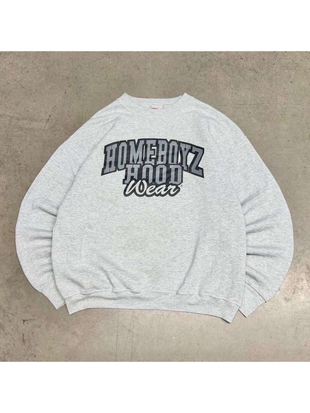 Vintage Homeboyz Hood Wear Sweatshirt Mens Large Crewneck Chicano Hip Hop 90s